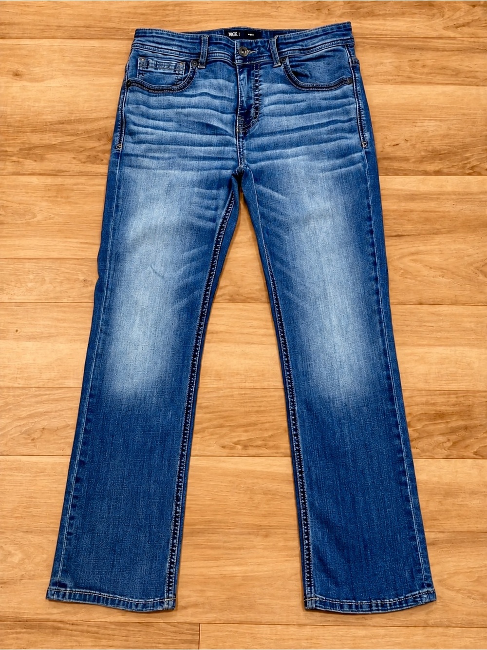 BKE Aiden Bootcut Stretch Jeans Men’s 33x30 Blue CoolMax Denim EUC